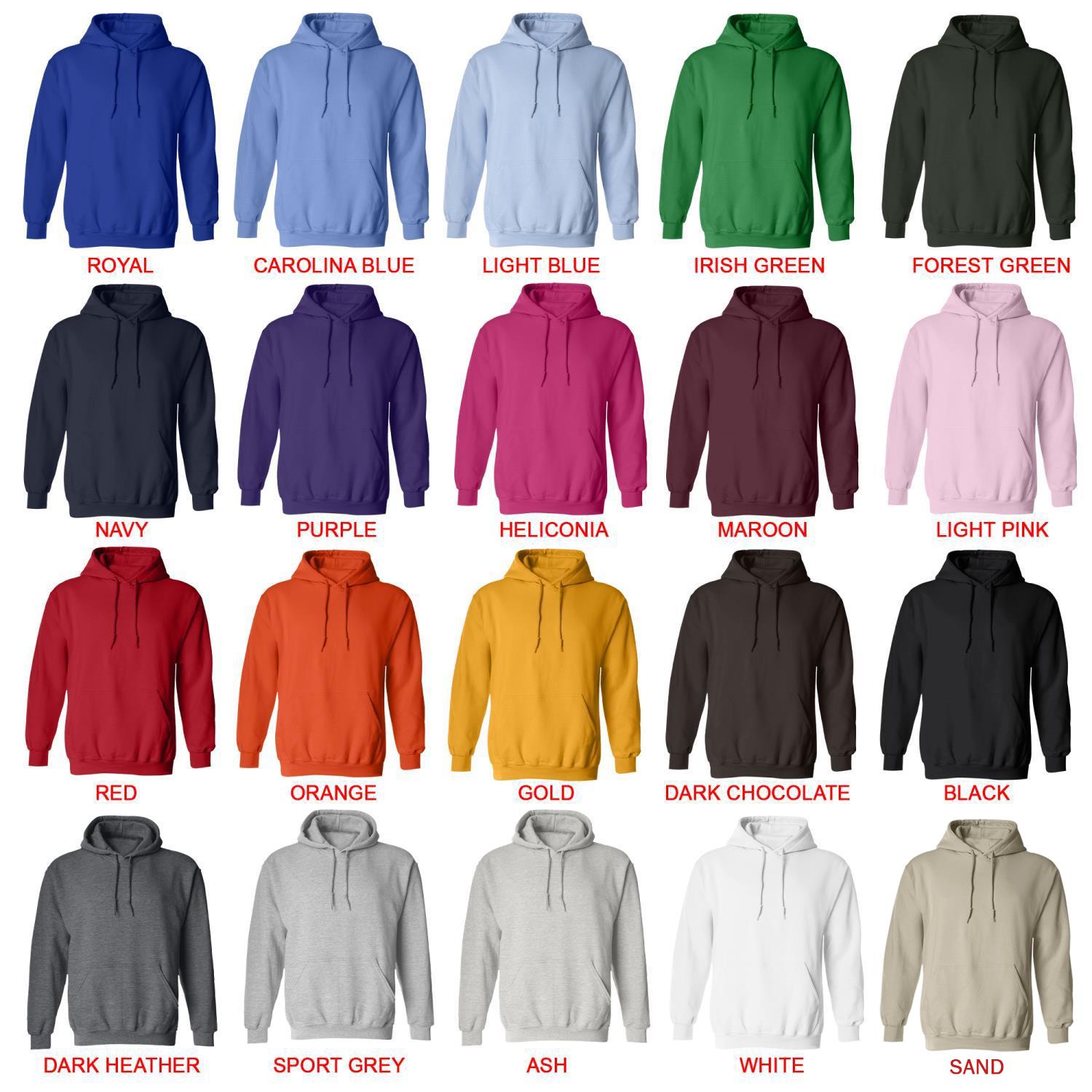 hoodie color chart - Sherlock Holmes Shop