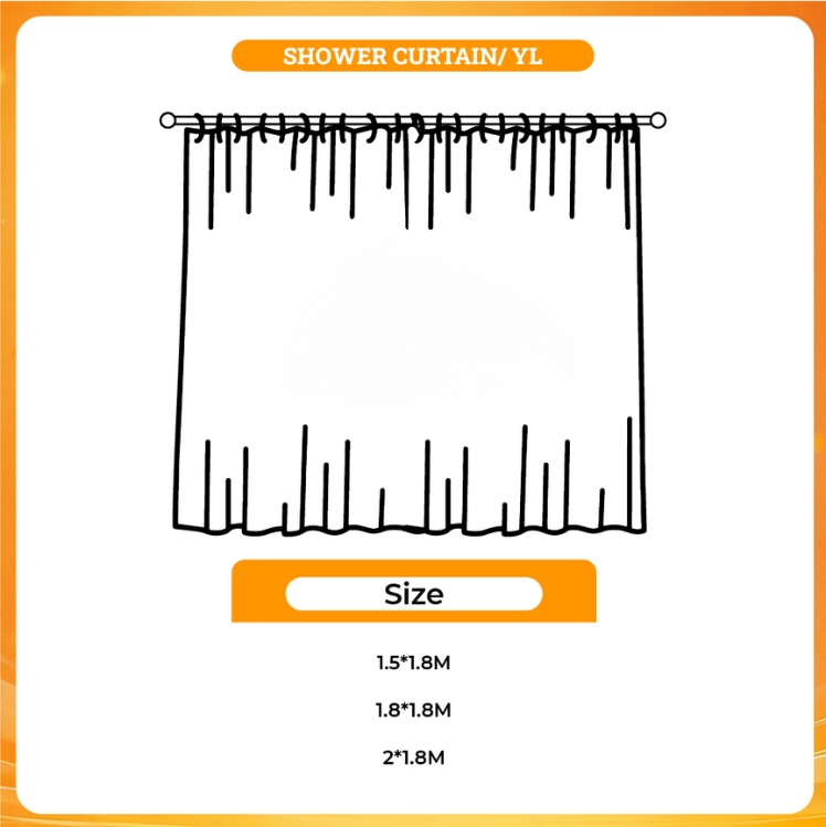 3D shower curtain - Sherlock Holmes Shop