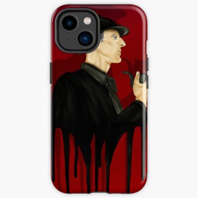Sherlock Holmes With Background Iphone Case