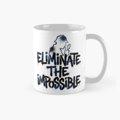 Eliminate The Impossible Sherlock Holmes Blue Graffiti Mug