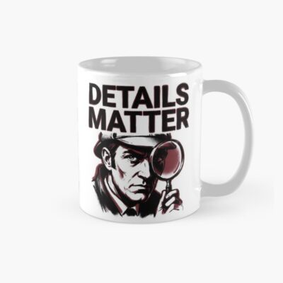 Sherlock Holmes Details Matter Detective Magnifying Glass Mug