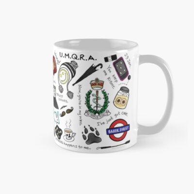 Sherlock Collage Color Mug