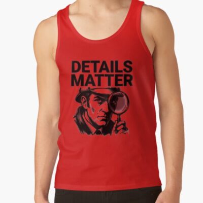 Sherlock Holmes Details Matter Detective Magnifying Glass Tank Top
