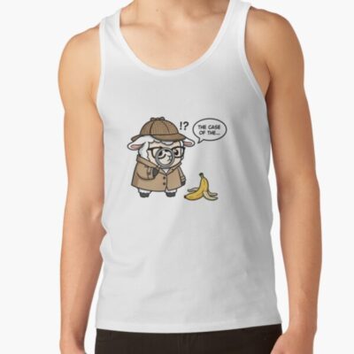 Sherlock Sheep Detective Banana Case Tank Top
