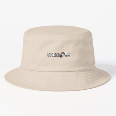 Sherlock Holmes White Bucket Hat
