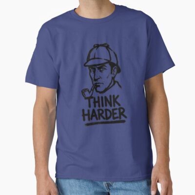 Sherlock Holmes Think Harder Detective Graffiti T-shirt