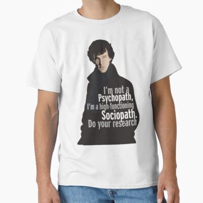 Sherlock Psychopath Sociopath T-shirt