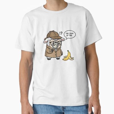 Sherlock Sheep Detective Banana Case T-shirt