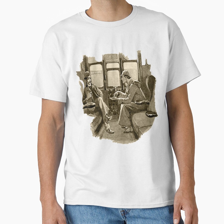 Sherlock Quotes 221b Baker St British Detective Vintage Literary Gifts T-shirt - Image 2