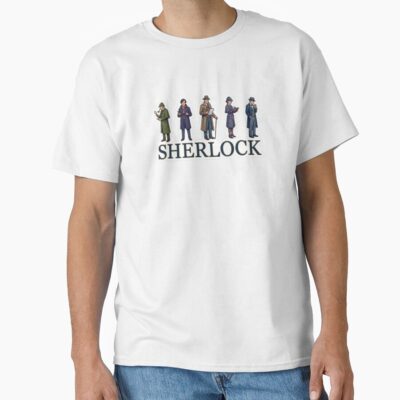 Generations Of Sherlock Holmes Basil Rathbone2 T-shirt