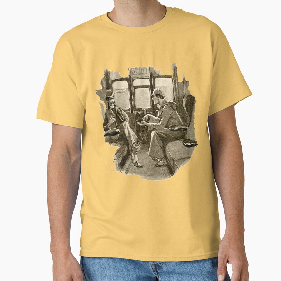 Sherlock Quotes 221b Baker St British Detective Vintage Literary Gifts T-shirt - Image 6