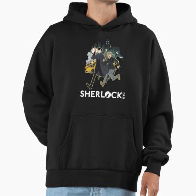 Alternative view of Sherlock Nyc Day White Logo Hoodie