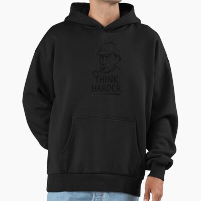 Sherlock Holmes Think Harder Detective Graffiti Hoodie