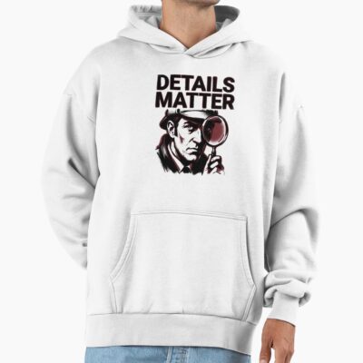 Sherlock Holmes Details Matter Detective Magnifying Glass Hoodie