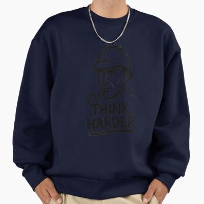 Sherlock Holmes Think Harder Detective Graffiti Sweatshirt