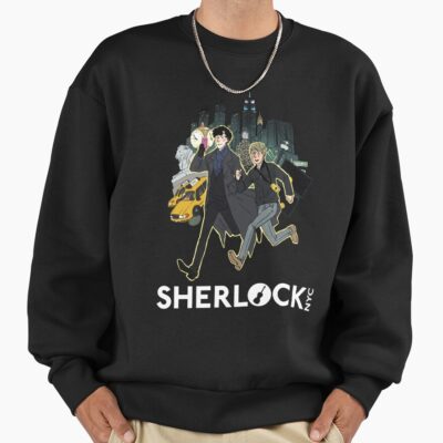 Sherlock Nyc Day White Logo Sweatshirt