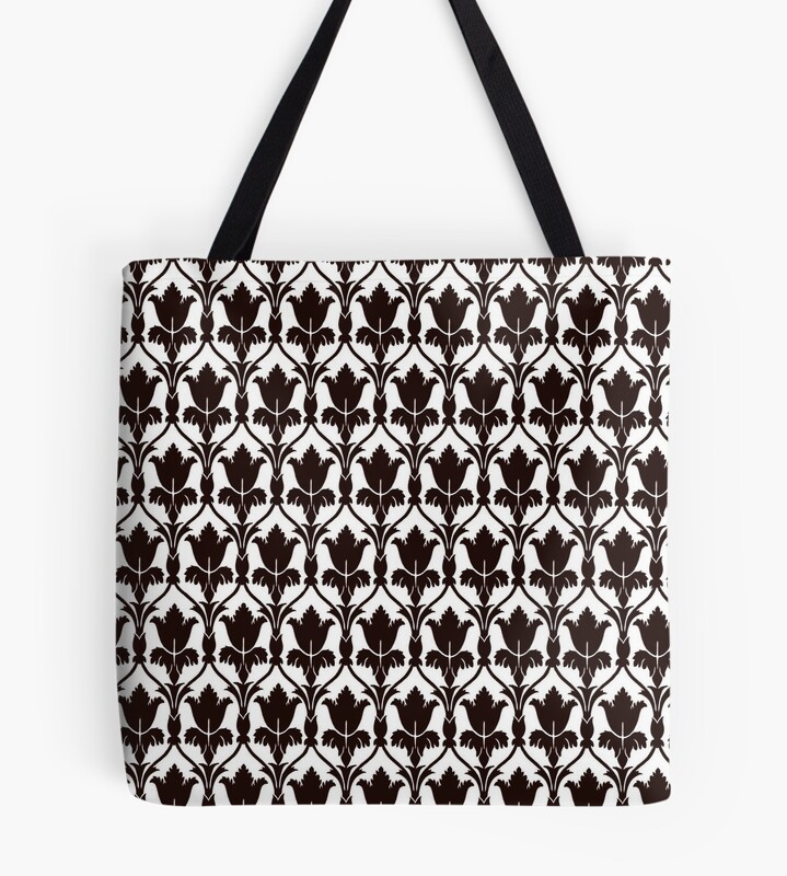 Sherlock Wallpaper Tote Bag