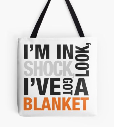 Sherlock Blanket Quote Typography Tote Bag