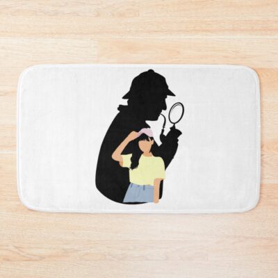 Detective Girl T Shirt Girl Bath Mat