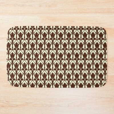 221B Wallpaper Brown Bath Mat
