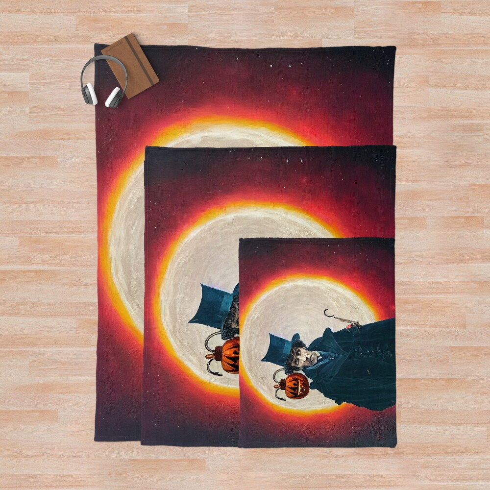 Sherlock Holmes Pumpkin Throw Blanket - Image 3
