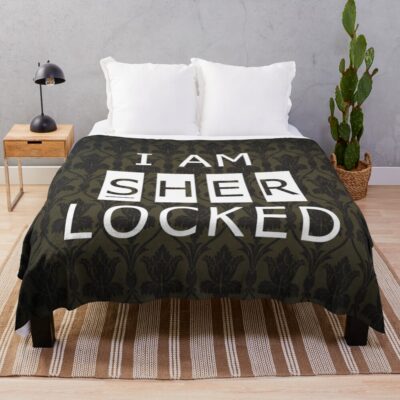 Sherlocked Throw Blanket