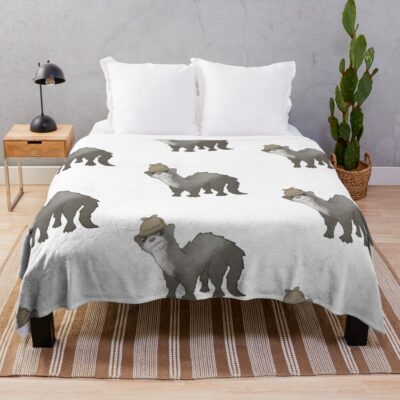 Sherlock Holmes Otter Bbc Benedict Cumberbatch Throw Blanket