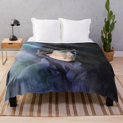 Sherlock Midnight Mystery Throw Blanket