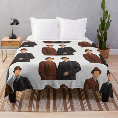 Sherlock Holmes And James Moriarty Throw Blanket