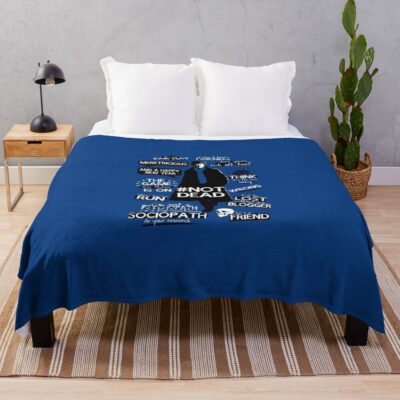 Sherlock Quotes Throw Blanket