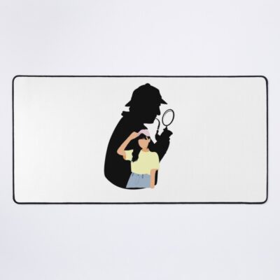 Detective Girl T Shirt Mouse Pad