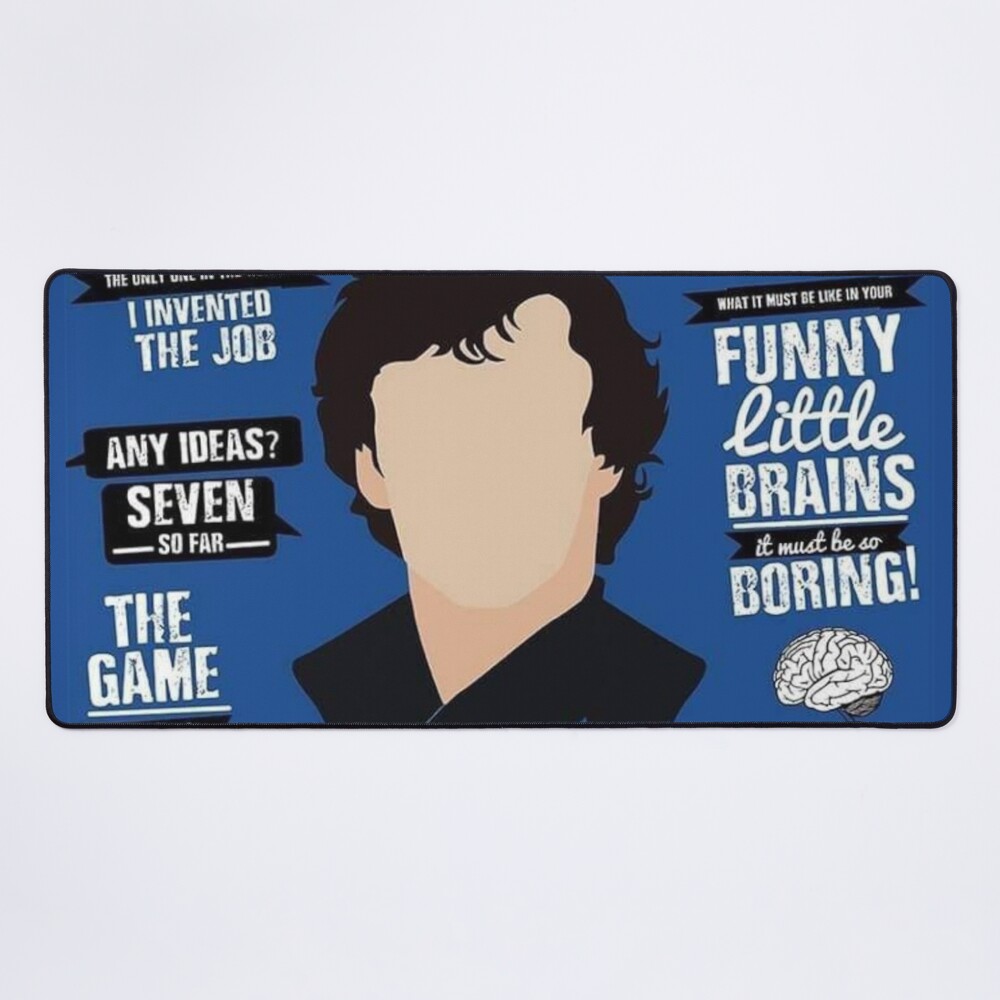 Sherlock Vintage Tv Show Mouse Pad