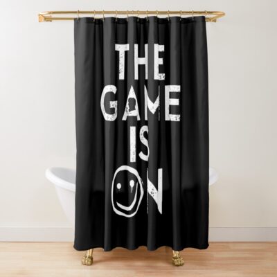 The Game Is On Shower Curtain