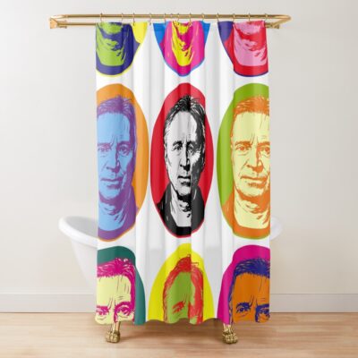 Sherlock Warhol Inspired The Pittsburgh Mystery Collection Shower Curtain