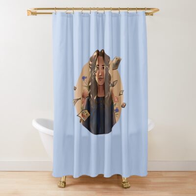 Enola Holmesn Basic Shower Curtain