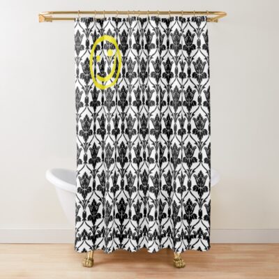 Sherlock Wallpaper Design Shower Curtain