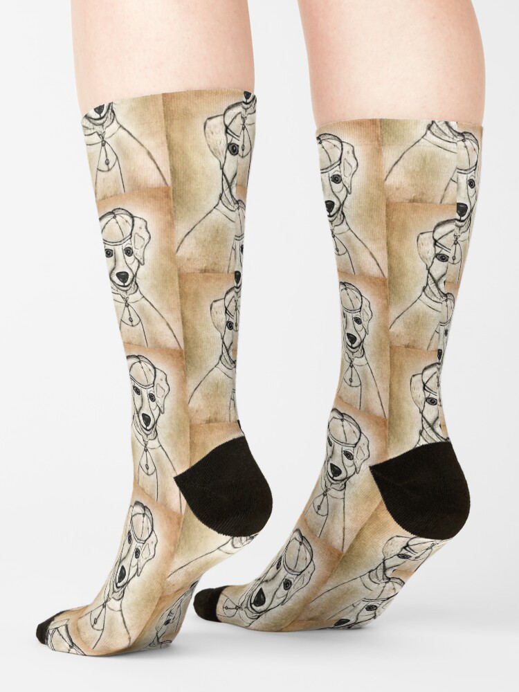 Sherlock Holmes Doggie Detective Socks - Image 2