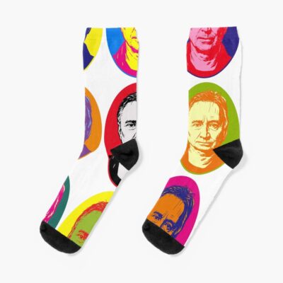 Sherlock Warhol Inspired The Pittsburgh Mystery Collection Socks