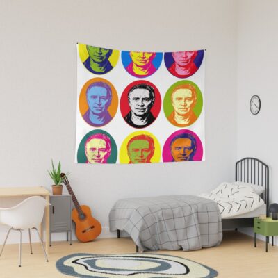 Sherlock Warhol Inspired The Pittsburgh Mystery Collection Tapestry