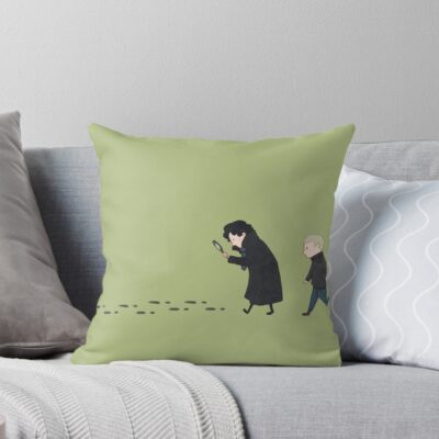 Clueing For Looks Throw Pillow