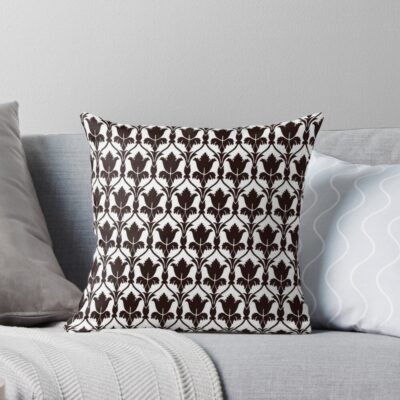 Sherlock Wallpaper Throw Pillow