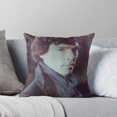 Bbc Sherlock Poster And Prints Benedict Cumberbatch Throw Pillow