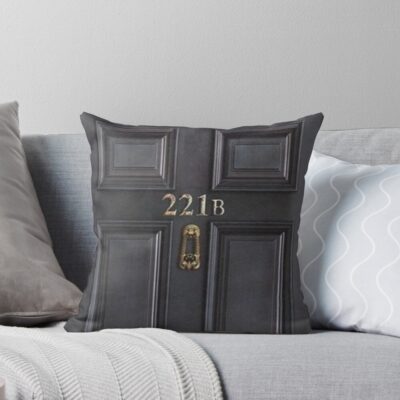 Sherlock 221b Baker Street Throw Pillow