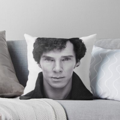 Benedict Cumberbatch In Sherlock Throw Pillow