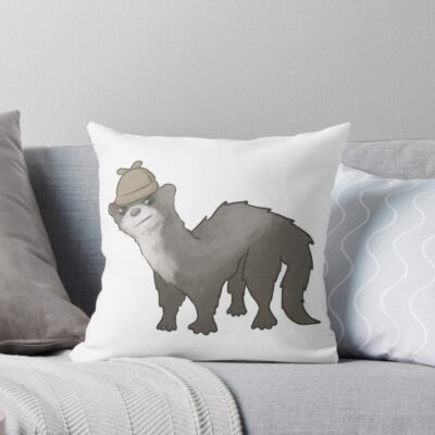 Sherlock Holmes Otter Bbc Benedict Cumberbatch Throw Pillow