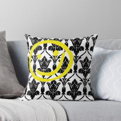 Sherlock Wallpaper Design Throw Pillow