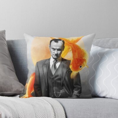 Goldfish Throw Pillow